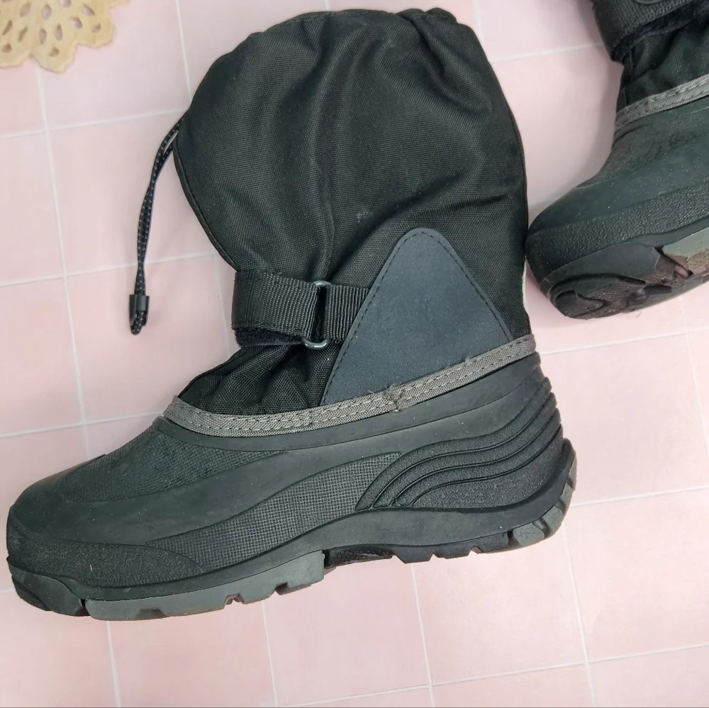 Kamik Black Insulated Snow Boots